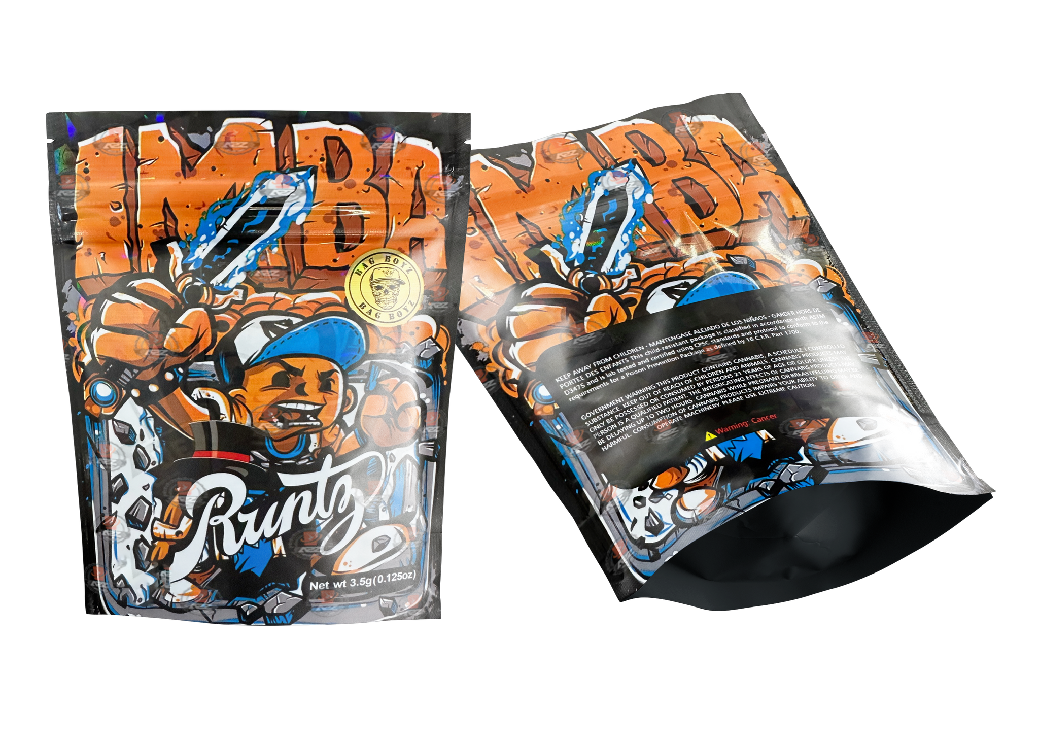 Runtz IMBA mylar bags 3.5g