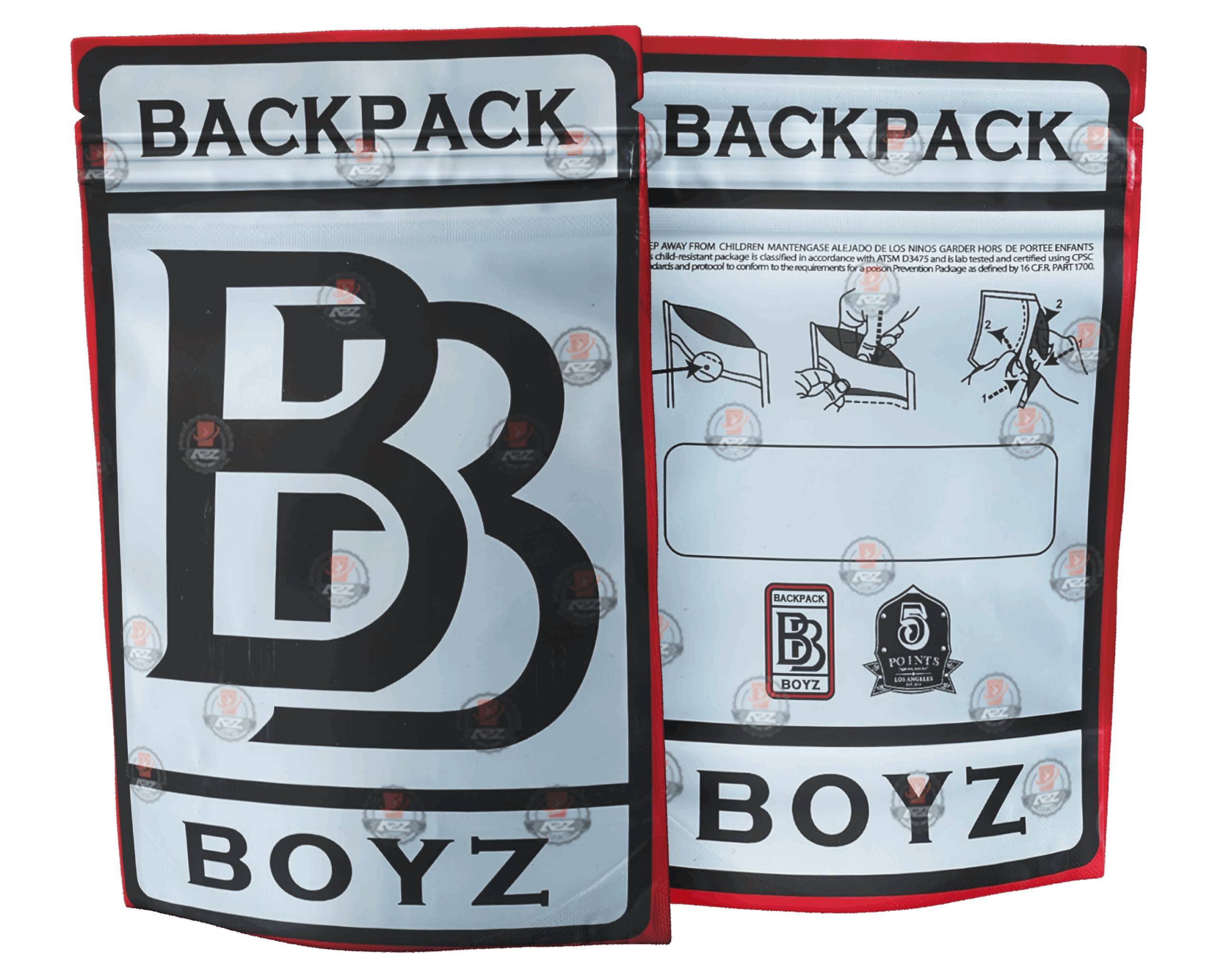 Backpack Boyz Bag Size 3.5g  WITH TAMPER STICKER