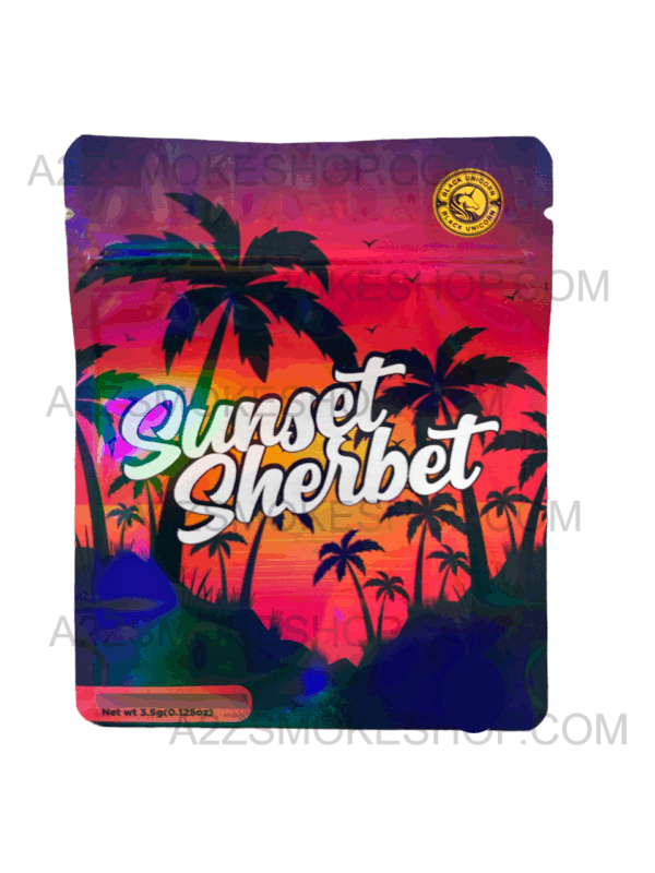 Black Unicorn Sunset Sherbert Holographic Mylar bag g Black Unicorn Hub  x x ebcaa f dd b dce png