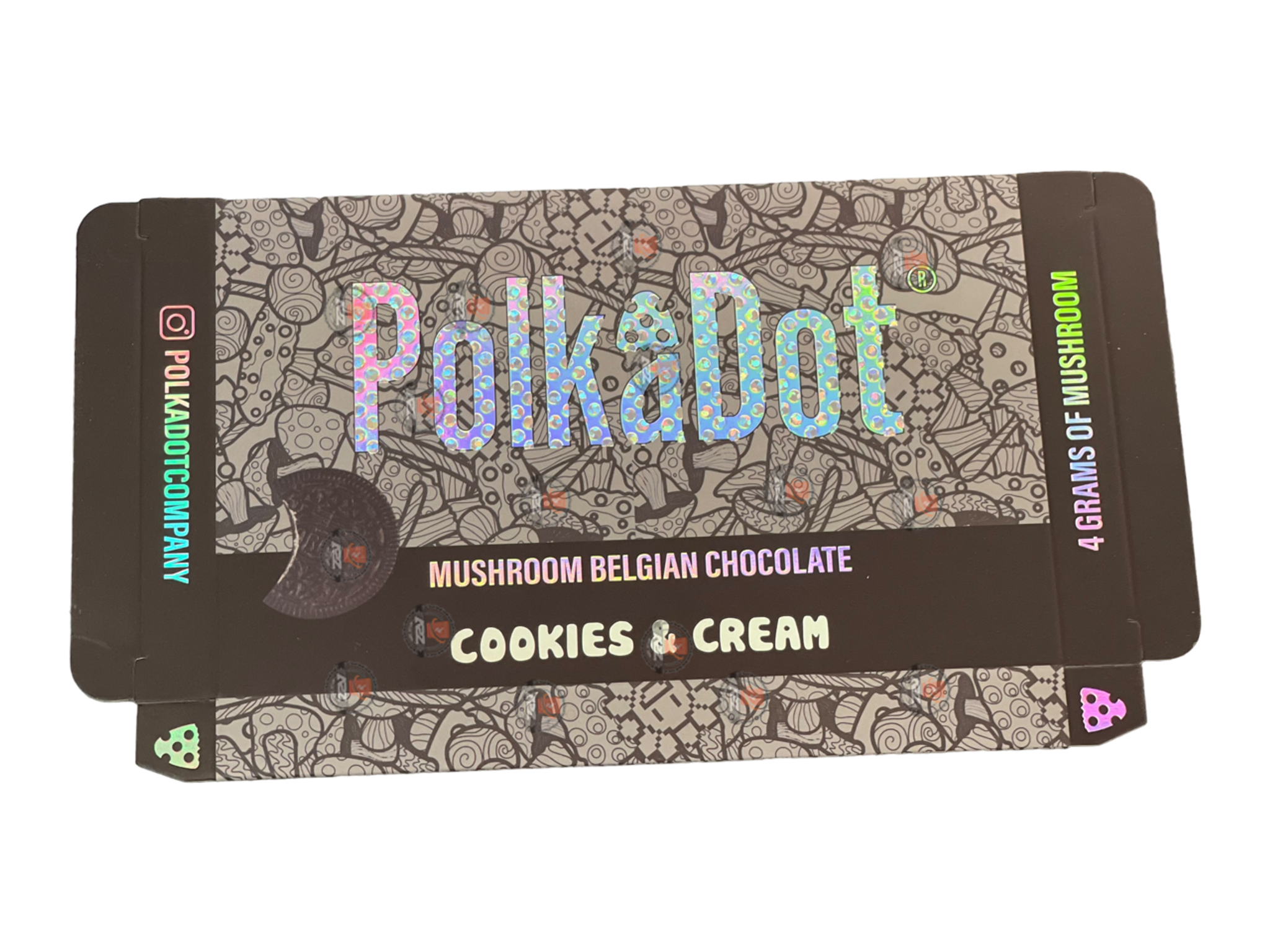 Polkadot Packaging Cookies & Cream (Master Box Included) Packaging Only