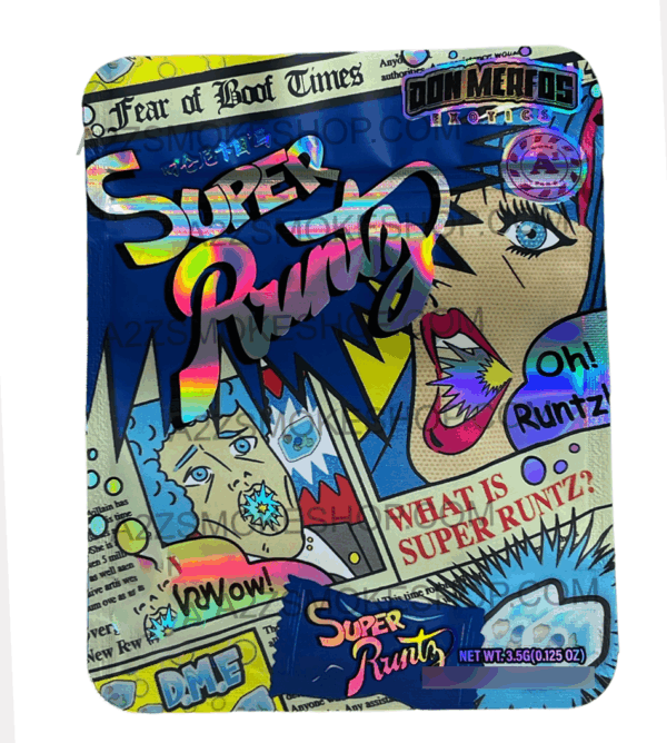 Don Merfos Super Runtz bag g Holographic Mylar bag Packaging Only Black Unicorn Hub  x x fbbf afe   cbca png