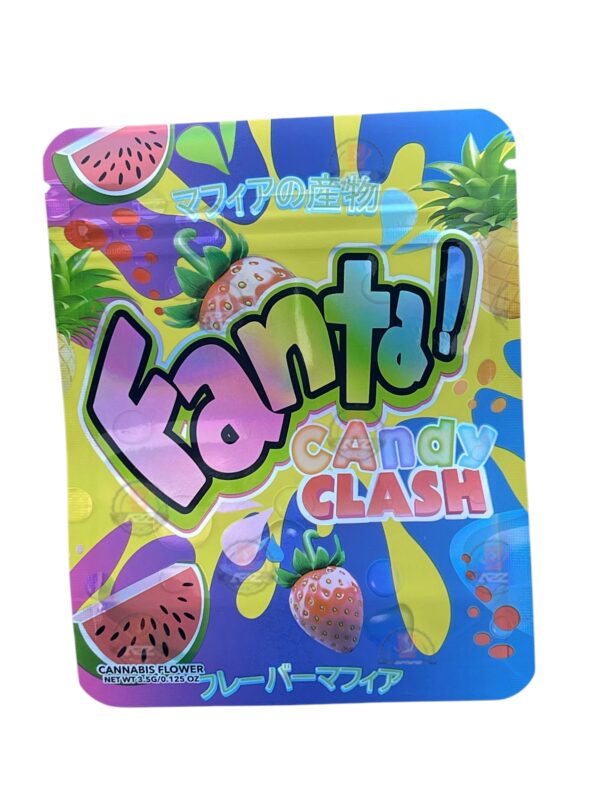 Fanta Candy Clash Mylar Bags  g Holographic jpg