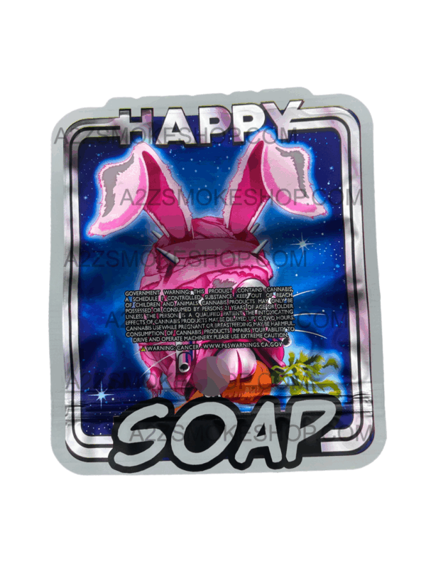 Happy Soap Cut Out Mylar Bags g Die cut Bunny Rabbit Black Unicorn Hub  x x fa aa   ae png
