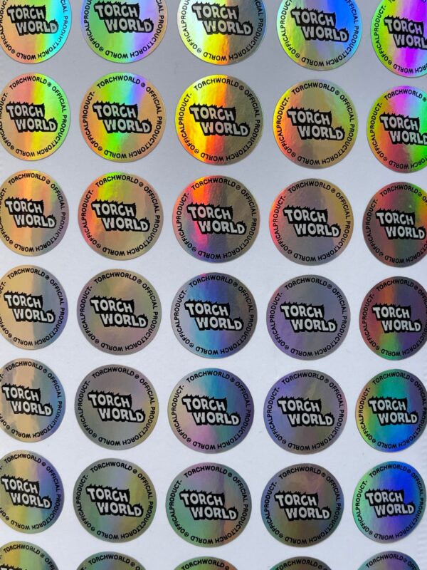 HolographicstickerTorchWorld dadd d e ac ceb jpg