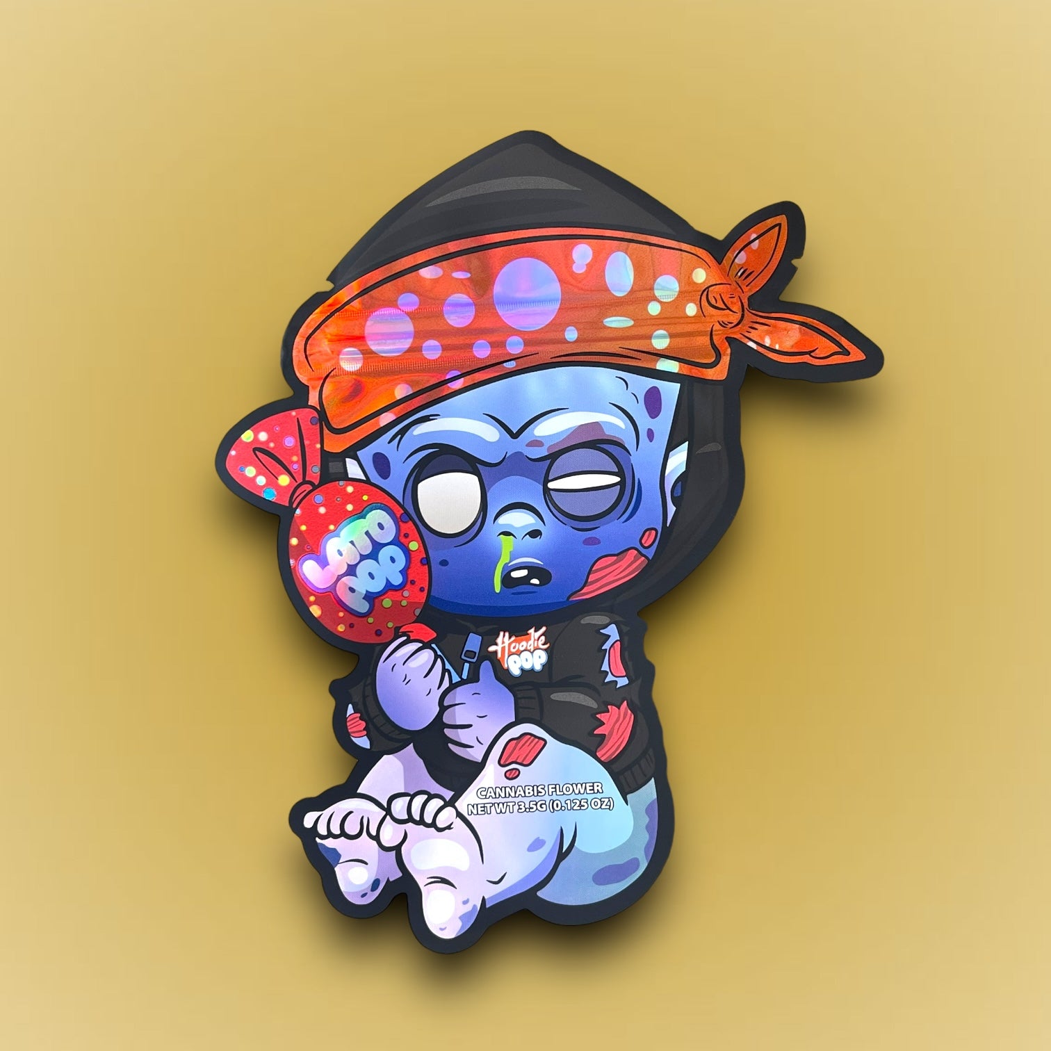 Hoodie Pop Boss Baby Lato Pop I Can’t Feel My Face Cut Out Mylar Bags 3.5g Hight Tolerance ICFMF