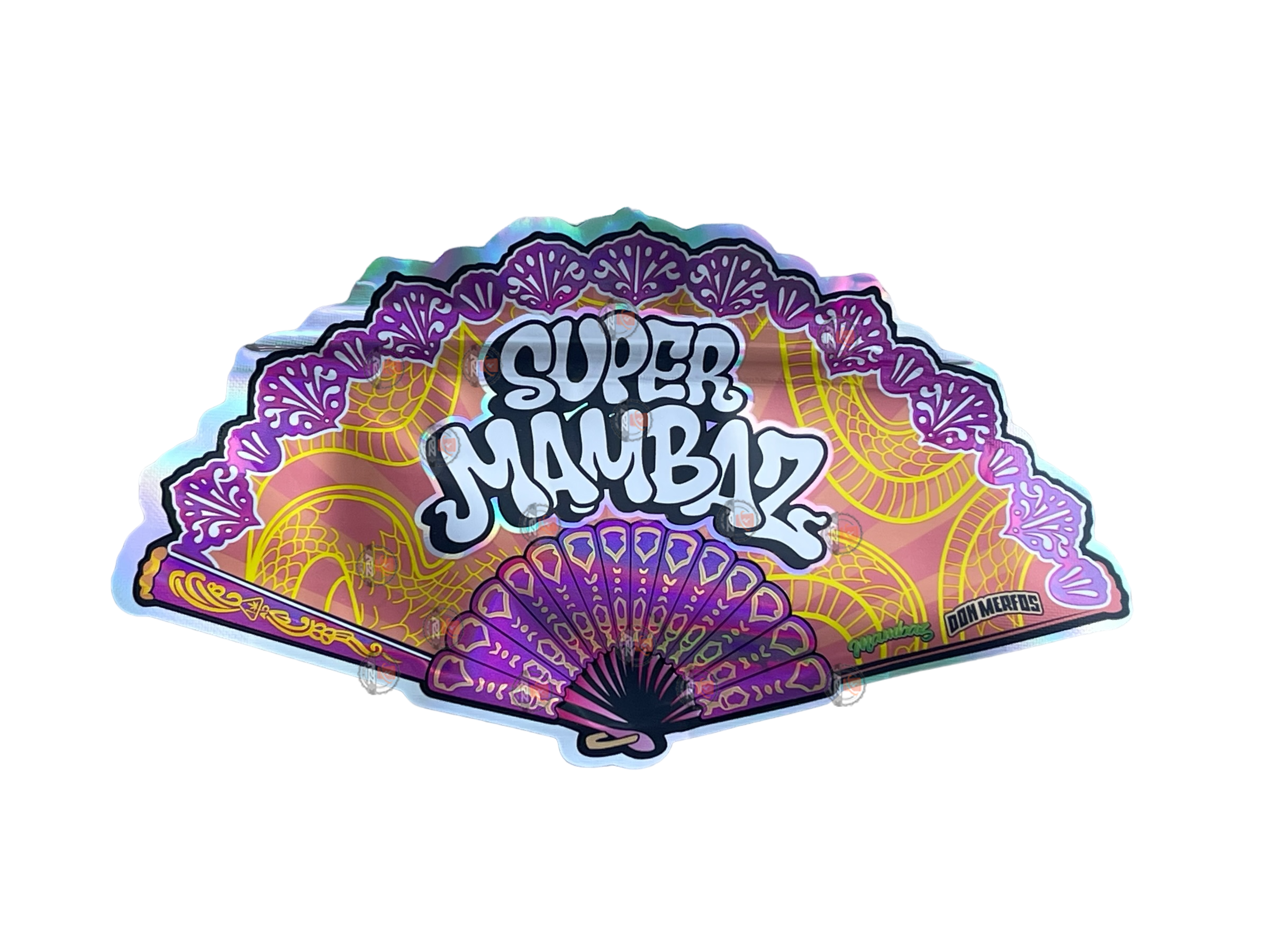 Super Mambaz 3.5G Mylar Bag – Cut out zip lock bag