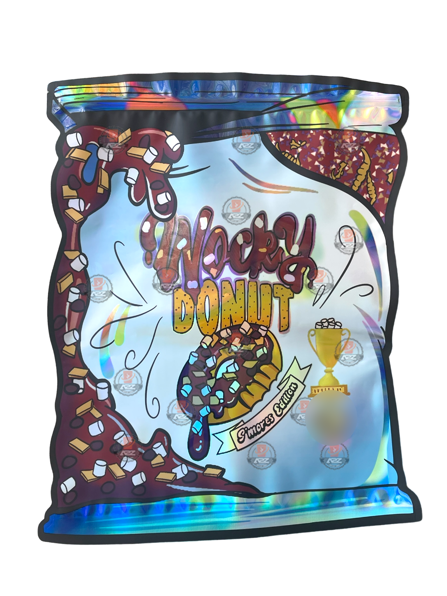 Wock Donut Mylar Bag (Large) 1 LBS – 16OZ (454g) Pound Bag