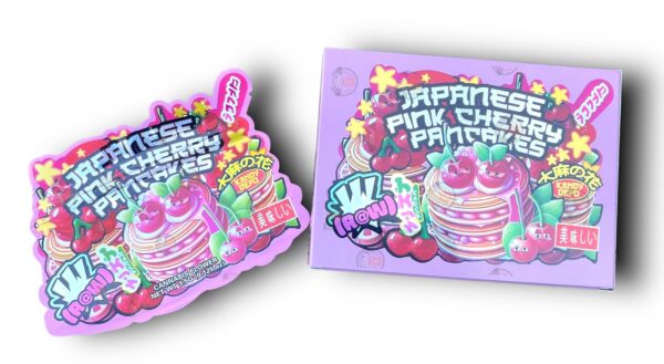 Kandy Depo Japanese Pink Cherry Pancakes Mylar Bags with Boxes jpg