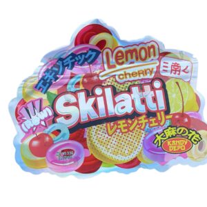 Kandy Depo Lemon Cherry Skilatti Mylar Bags  g Holographic jpg