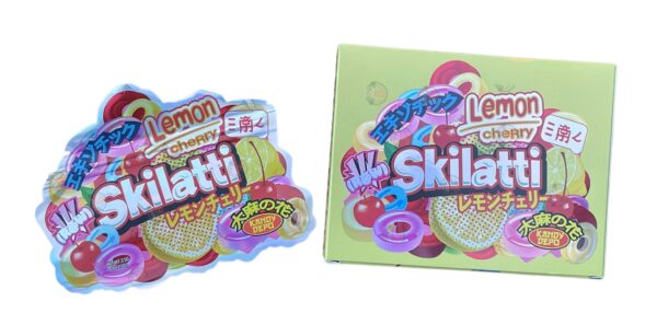 Kandy Depo Lemon Cherry Skilatti Mylar Bags with Boxes  g Box jpg