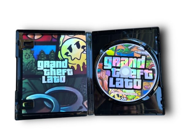 Play Station  Grand Theft Lato CD Cases with Mylar bags g Black Unicorn Hub  jpg