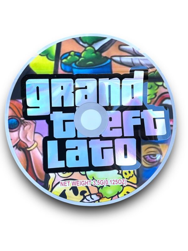 Play Station  Grand Theft Lato CD Cases with Mylar bags g Black Unicorn Hub  jpg
