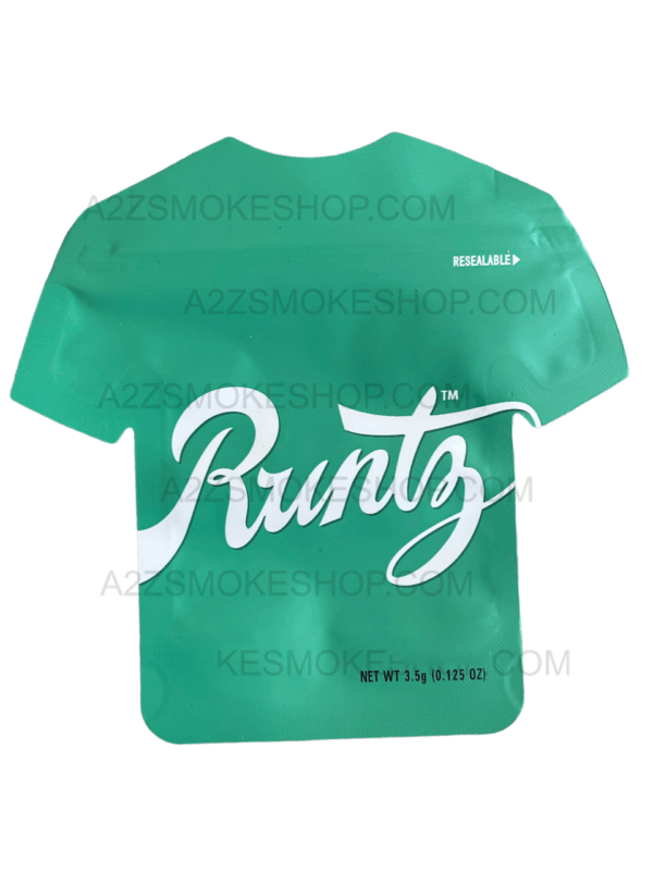 Runtz Green Cut out Mylar Bags by  Grams Smell Proof Die Cut Black Unicorn Hub  x x b c a e fca png