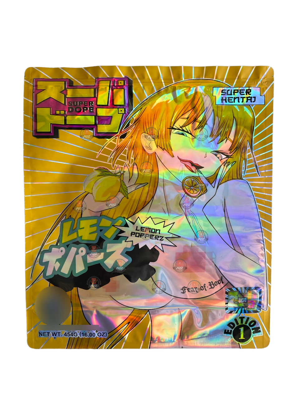 Lemon Popprerz  Pound Bag (Large) 1LBS – 16OZ (454g) Super Dope Holographic
