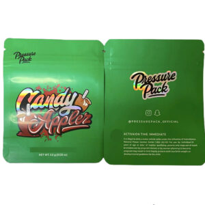 pressure pack candy applez holographic mylar bag g smell proof airtight holographic mylar bag packaging only