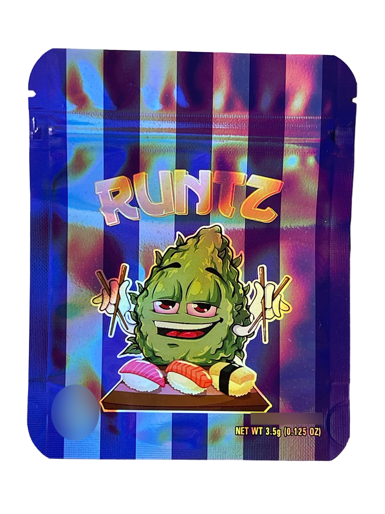Runtz Sushi 3.5g Mylar Bag Holographic