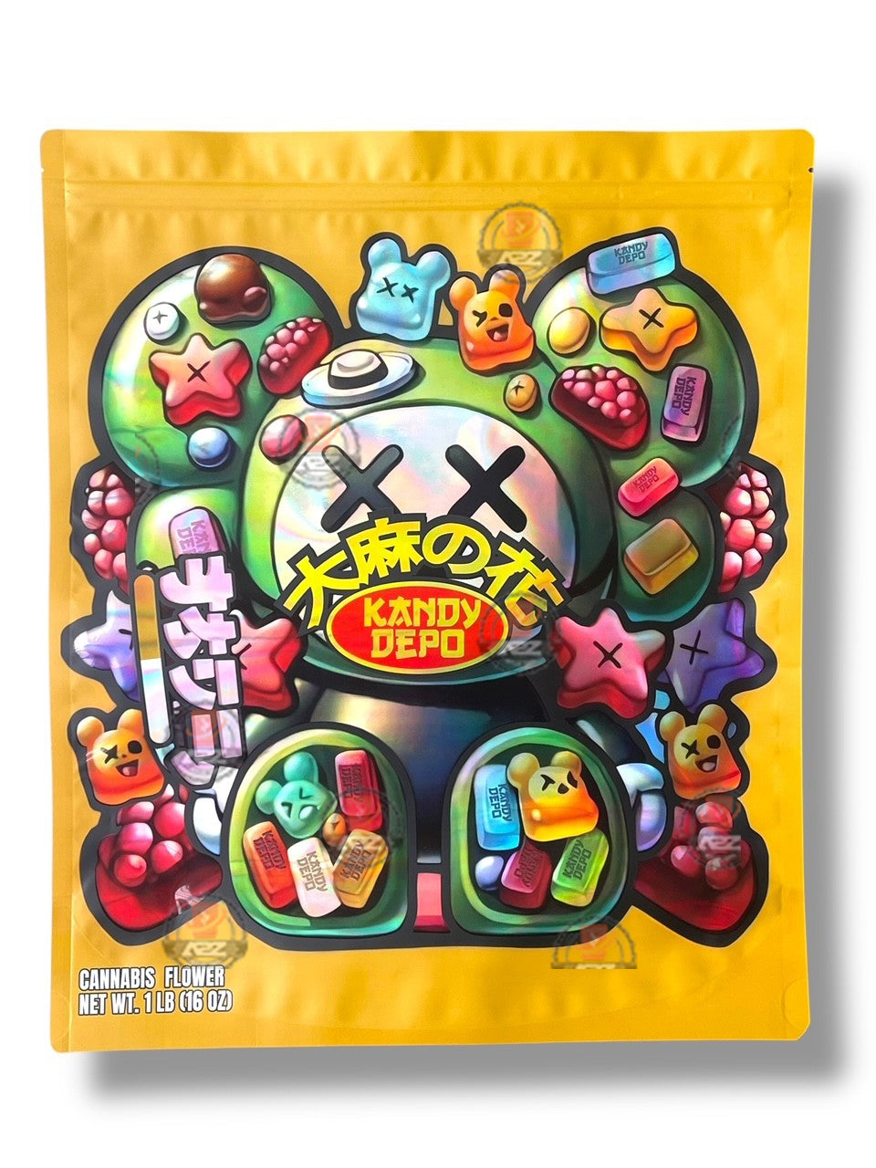Kandy Depo Gummies Mylar Bag (Large) 1 LBS – 16OZ (454g)