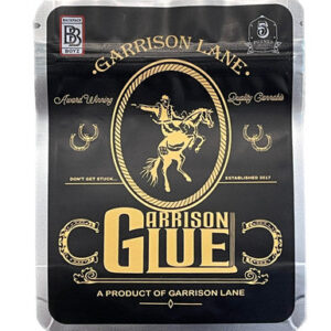 Backpack Boyz Garrison Lane Glue Mylar zip lock bag G WITH TAMPER STICKER Black Unicorn Hub jpg