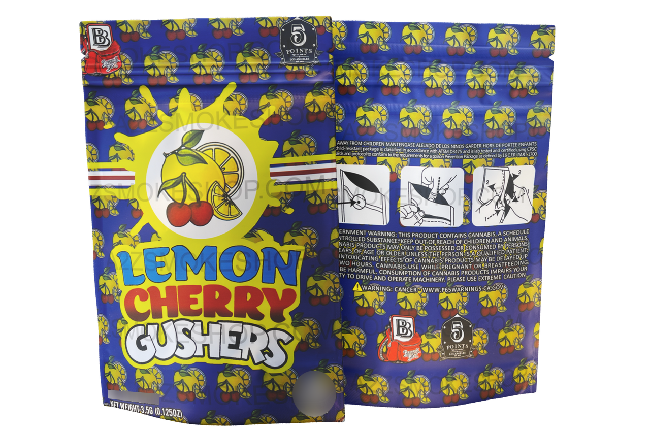 Backpack Boyz Lemon Cherry Gushers Mylar Bag- 3.5g