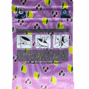 Backpack Boyz Lemonz Cherriez x zcube Mylar Bag g Tamper sticker Black Unicorn Hub png