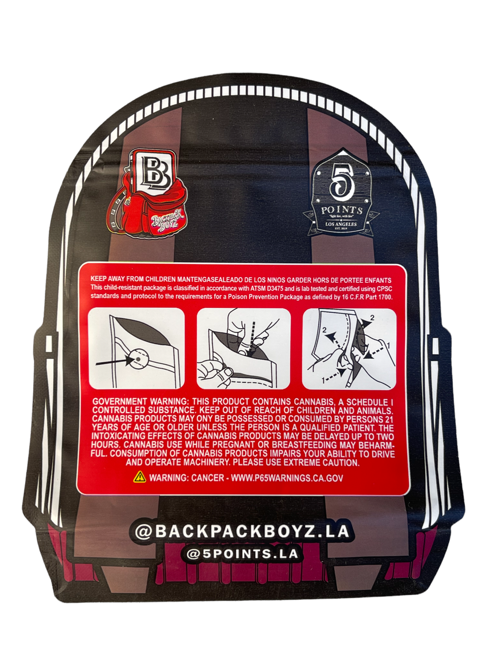 Backpack Boyz Scotti Pippen 33 cut out Mylar zip lock bag 3.5G