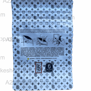 Backpack Boyz White Zerbert Mylar Bag g Tamper stickers Packaging Only Black Unicorn Hub png