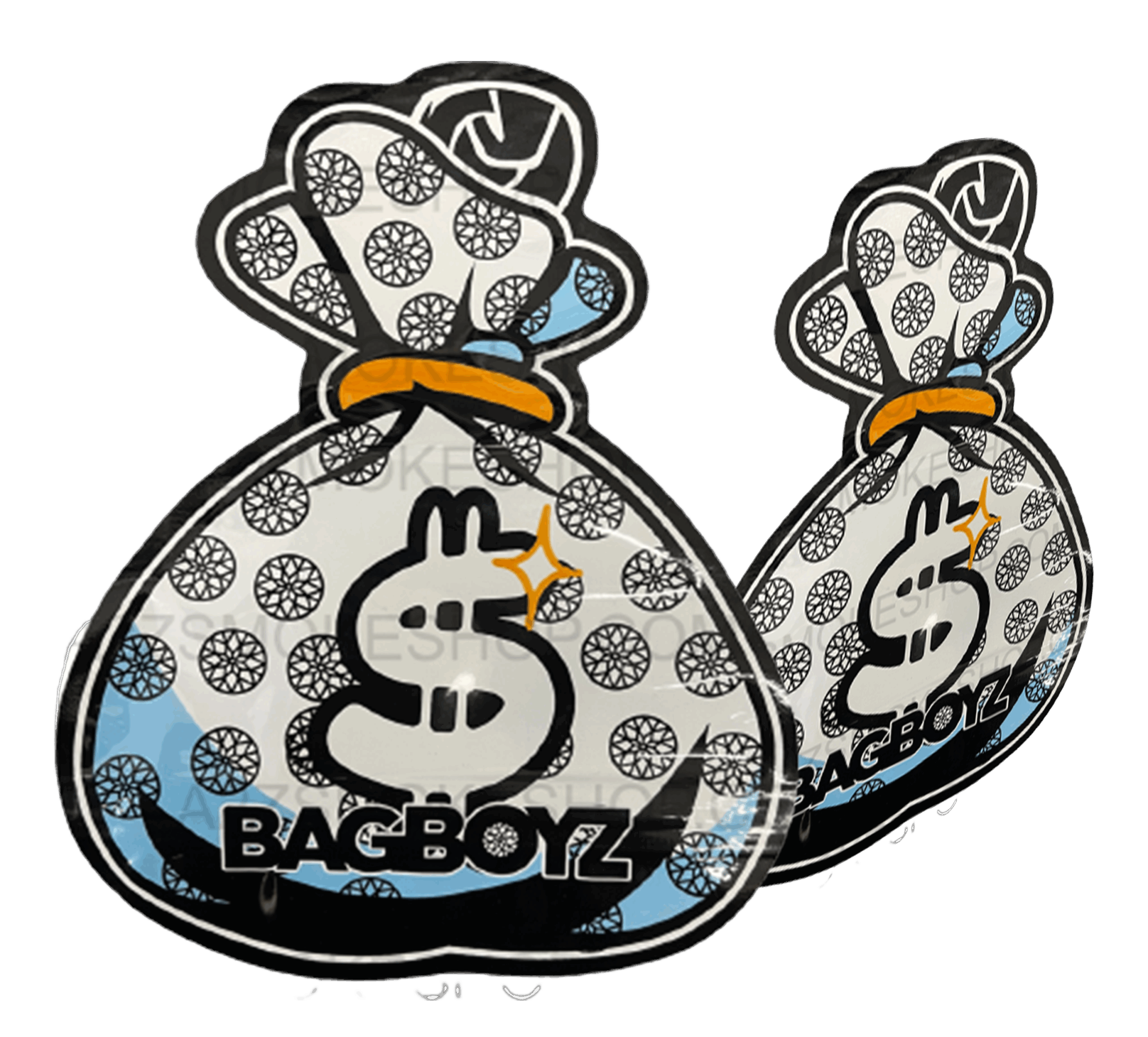 Bag Boyz cut out Mylar bag 3.5g Can use for any strain