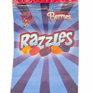 Balla Berries Razzles Mylar zip lock bag G Black Unicorn Hub x x fdef f fe ebdbace png