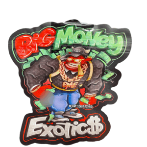Big Money Exotics cut out Mylar bag g Can use for any strain Black Unicorn Hub x x bda d bed bc fab png