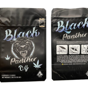 Black Unicorn Black Panther OG Blue Mylar bag g Flower Black Unicorn Hub jpg