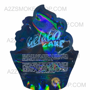 Black Unicorn Gelato Cake cut out Holographic Mylar bag g Black Unicorn Hub x x befb c b dfd png