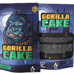 Black Unicorn Gorilla Cake Mylar bag g Black Unicorn Hub png