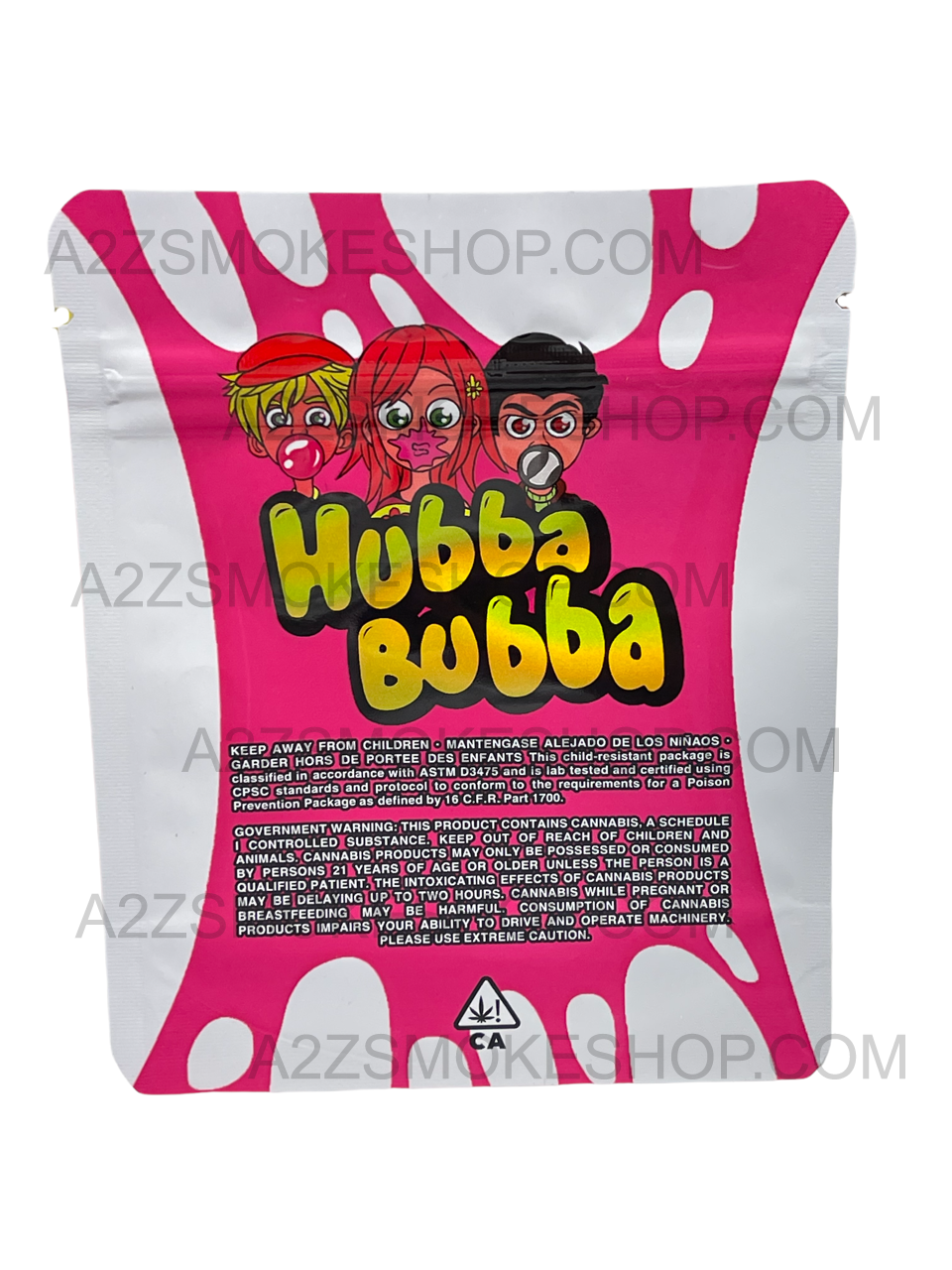 Black Unicorn -Hubba Bubba Holographic Mylar bag 3.5g  For Flower