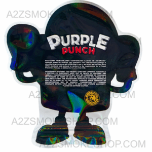 Black Unicorn Purple Punch cut out Holographic Mylar bag g Black Unicorn Hub x x cabfc f ac png