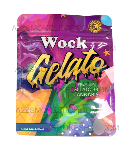 Black Unicorn  Wock Gelato Holographic Mylar bag 3.5g
