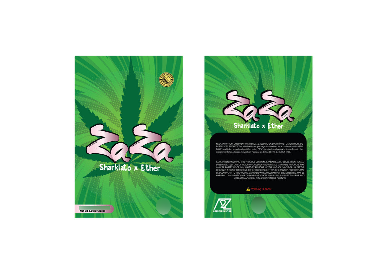 Black Unicorn – Zaza Mylar bag 3.5g  For Flower