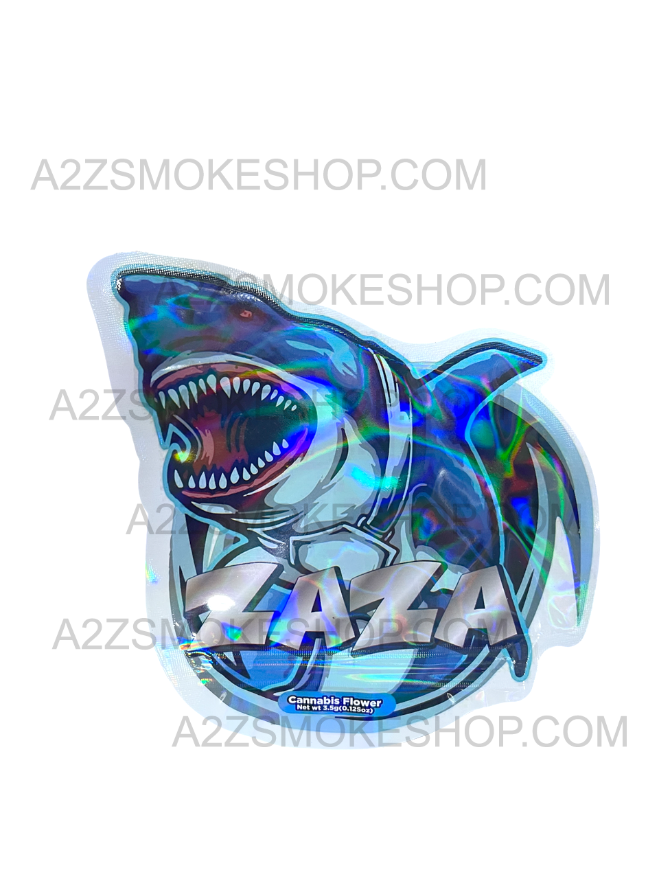 Black Unicorn Zaza cut out Holographic Mylar bag 3.5g
