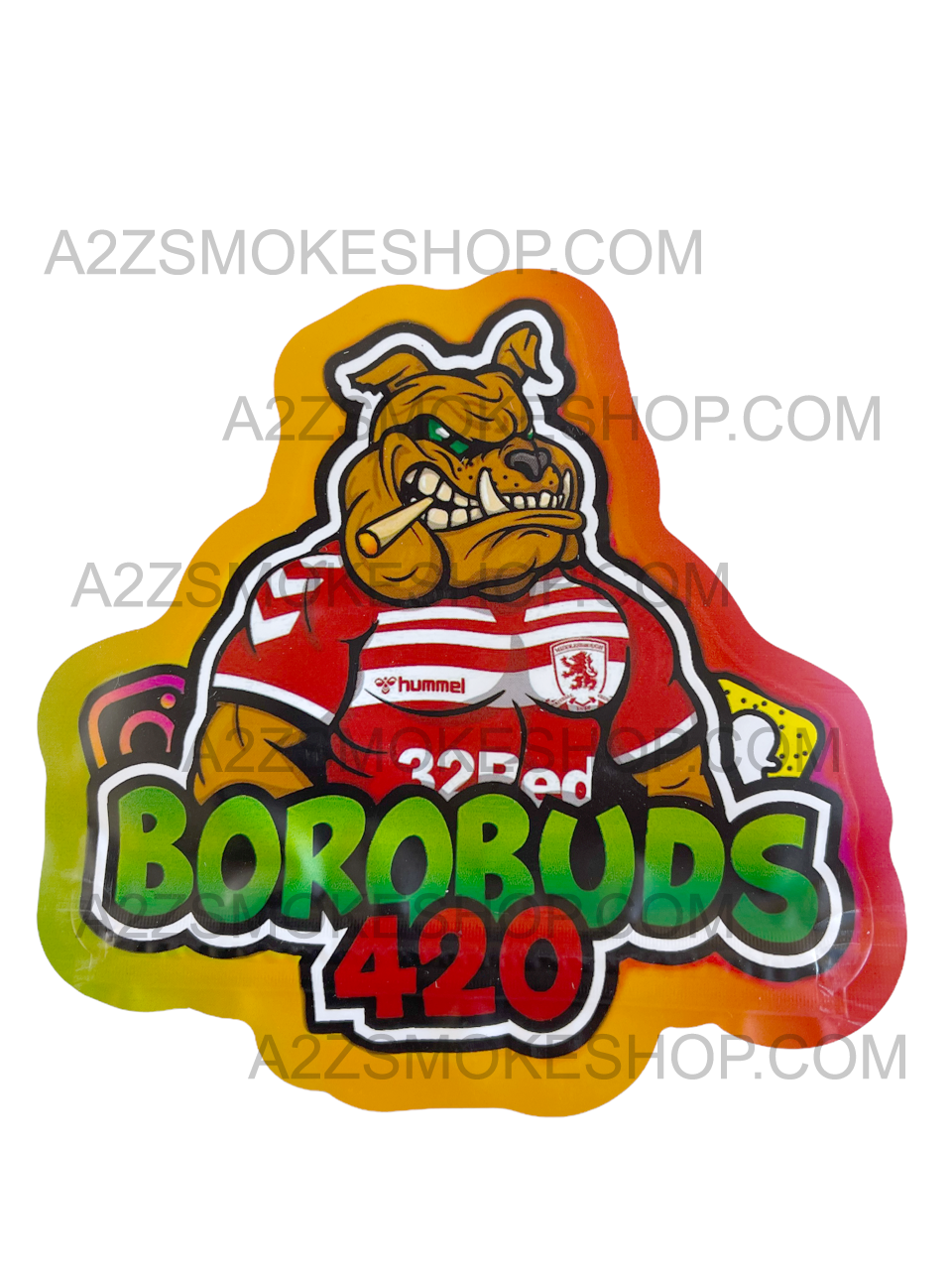 Borobuds 420 cut out Mylar bag  3.5g  Packaging Only