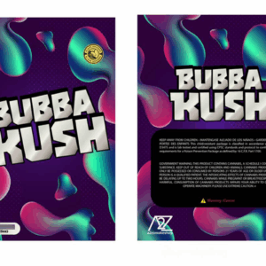 Bubba Kush Mylar Bag G Black Unicorn Hub x x bfded af ab cfdec png