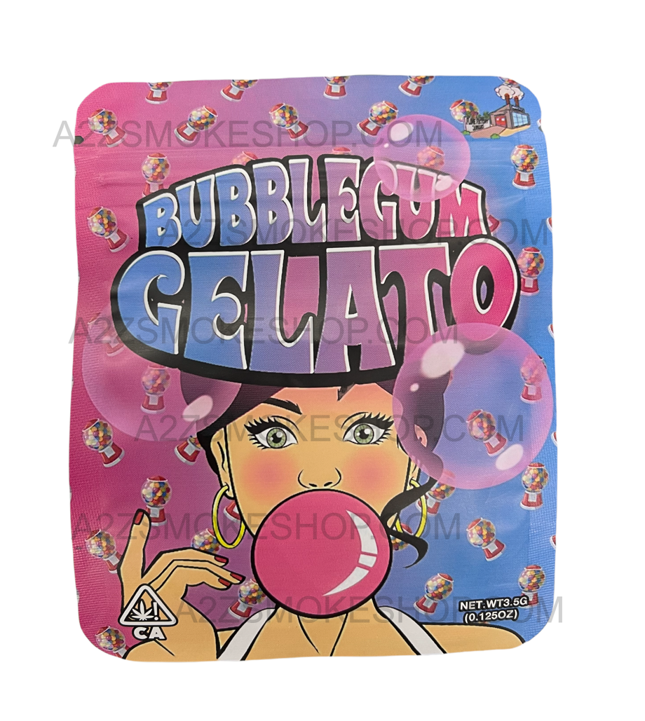 Bubblegum Gelato Mylar bag 3.5g Packaging Only