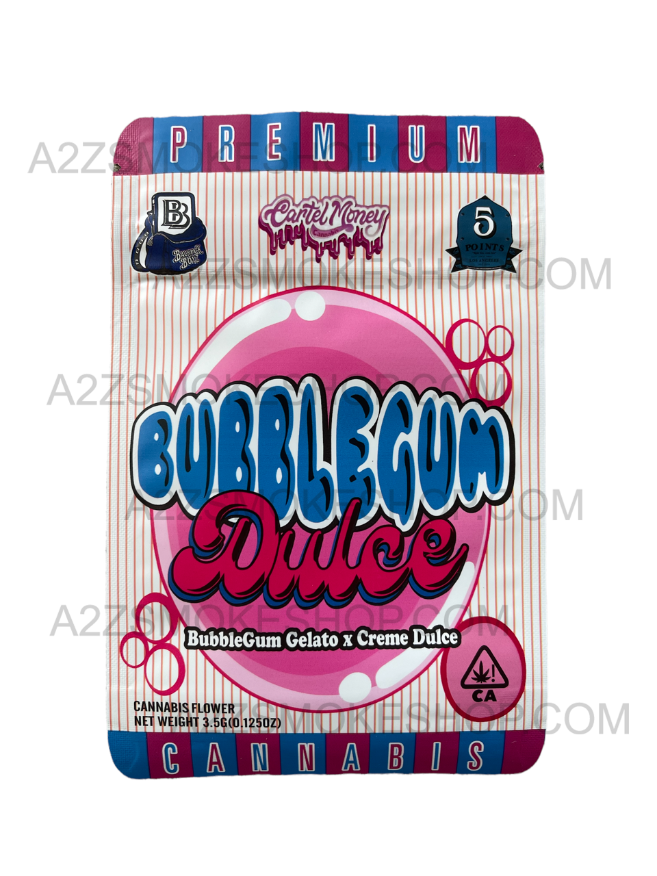 Backpack Boyz Bubblegum Dulce Mylar Bag- 3.5g Cartel Money