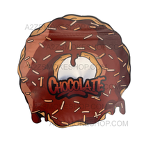 Chocolate Donut cut out Mylar zip lock bag G Black Unicorn Hub x x b fe c be eca png