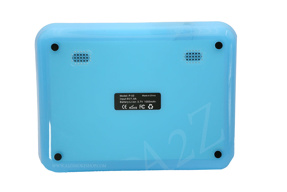 Cookies Bluetooth LED Glow Rolling Tray Lights up Rechargeable Glossy Finish Black Unicorn Hub jpg