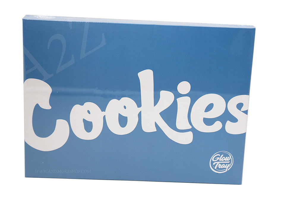 Cookies Bluetooth LED Glow Rolling Tray Lights up Rechargeable Glossy Finish Black Unicorn Hub jpg