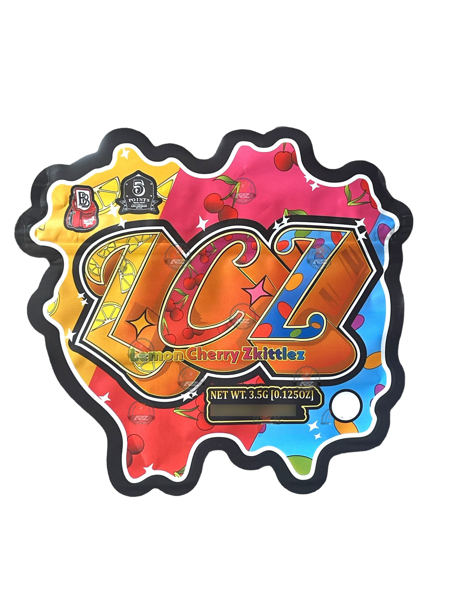 Backpack Boyz Lemon Cherry Mylar zip lock bag 3.5G