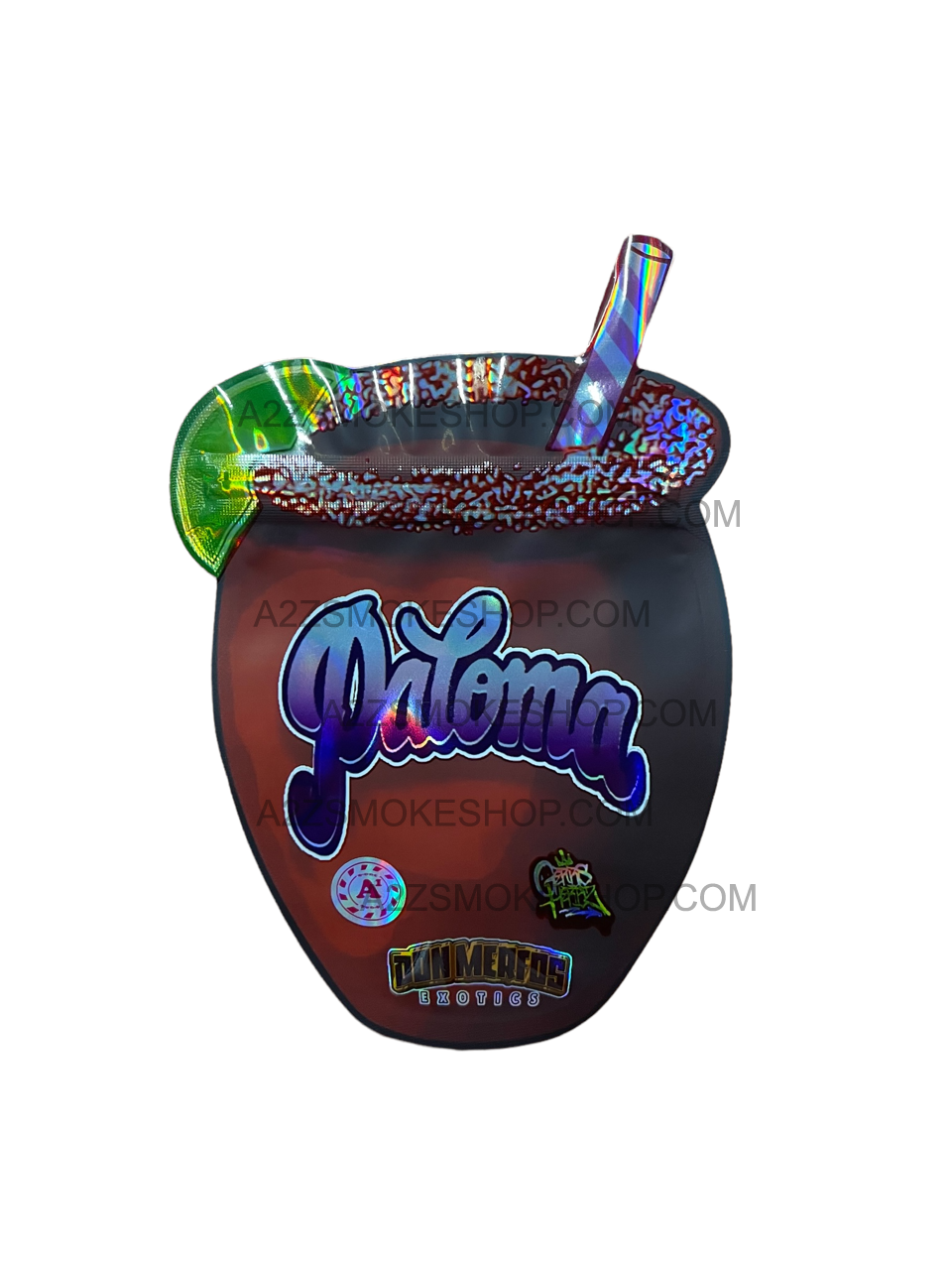 Don Merfos Exotics Paloma Cut out bag  3.5g Mylar bag Dark Version