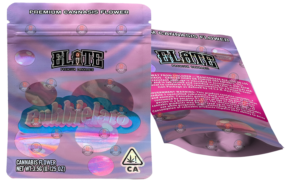 Bubblelato Mylar bag 3.5g Holographic Elate