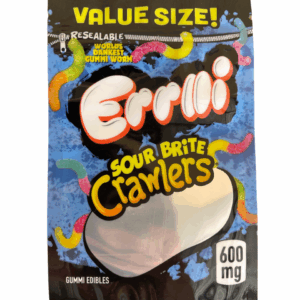 Errlli Sour Bites Crawlers mg Mylar bags packaging only Black Unicorn Hub png