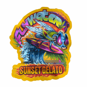 Fly Water Sunset Gelato Cut Out Mylar Bags g Die cut Black Unicorn Hub x x cbe cc a aaec png