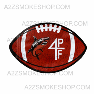 Football Sharklato cut out Mylar zip lock bag G Black Unicorn Hub png